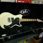Fallout in Vintage White nitro with a Maple neck and matching headstock-1