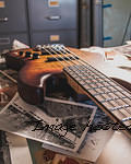 G amp L Custom Shop JB 5 in Old School Tobacco Sunburst Frost-2