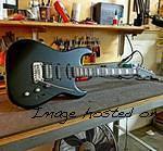 G amp L Custom Shop Legacy HSS RMC in Jet Black Frost