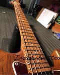 G amp L Custom Shop Legacy HSS Roasted Ash body 3A Roasted Flame Maple neck-2