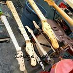More G amp L Custom Shop guitar necks in paint