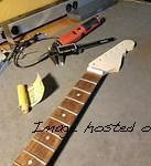 Ready for final sanding of this Legacy Custom Shop neck for Jake Cinninger