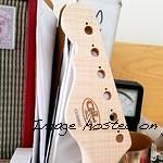 Really nice Flame Maple on this ASAT neck