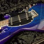 Skyhawk done in Purple to Blue Burst over Spalted Maple-2