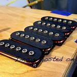 Winding a batch of handwound ASAT Special pickups for Andertons Music Co In the UK