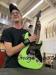 process known as ebonizing to turn the maple neck an even deep black color-1