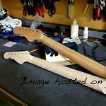 roasted Flame Maple neck