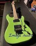 Invader XL in Sublime Green over swamp ash