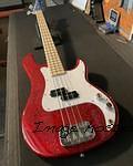 Limited Run American Republic LB 100 in Red Metal Flake with Blue Metal Flake headstock