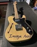 Limited edition small-batch ASAT Classic Bluesboy Semi-Hollow (TL) in Butterscotch Blonde over swamp ash