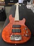 L-2500 in Clear Orange over flame maple on swamp ash