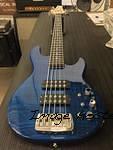 L-2500 in Clear blue over flame maple on swamp ash