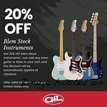 20% Off banner for Memorial Day