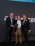 My brother John accepting the NAMM Believe In Music award