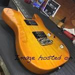 ASAT HH RMC in Honeyburst on swamp ash-sideview