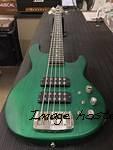 L-2500 in Clear Forest Green Frost over swamp ash