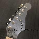 Matching headstock in Graphite Metallic Frost