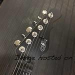 matching headstock in Jet Black Frost