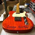 Tribute Series ASAT Classic in Clear Orange over swamp ash