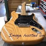 Tribute Series Legacy in Natural Gloss over swamp ash